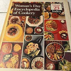 Woman’s Day Encyclopedia Of Cookery  Volume 23 Index copyright 1979